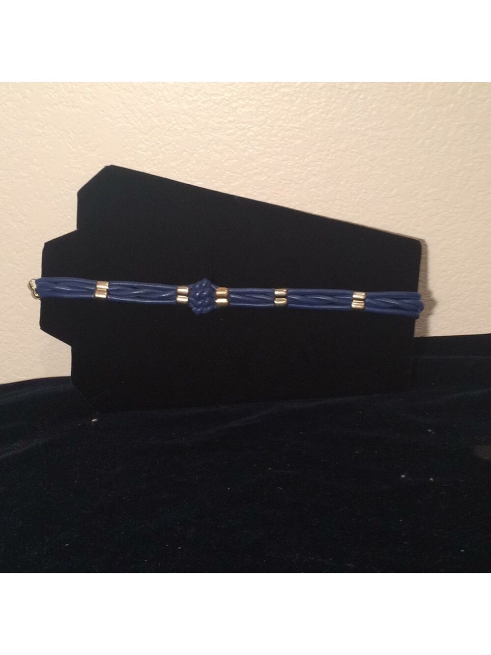 Navy Blue Roped Belt